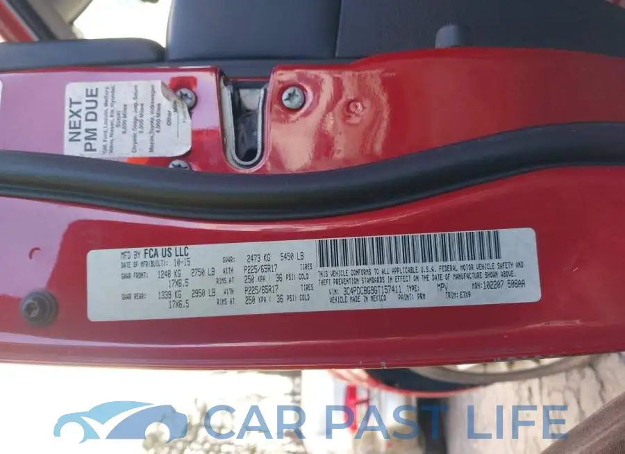 3C4PDCBG9GT157411# 9
