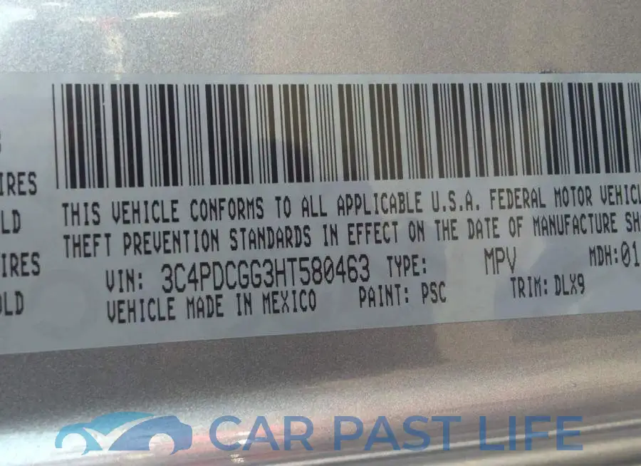 3C4PDCGG3HT580463# 9