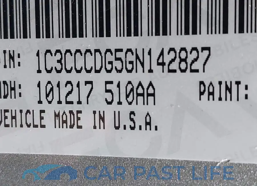 1C3CCCDG5GN142827# 9