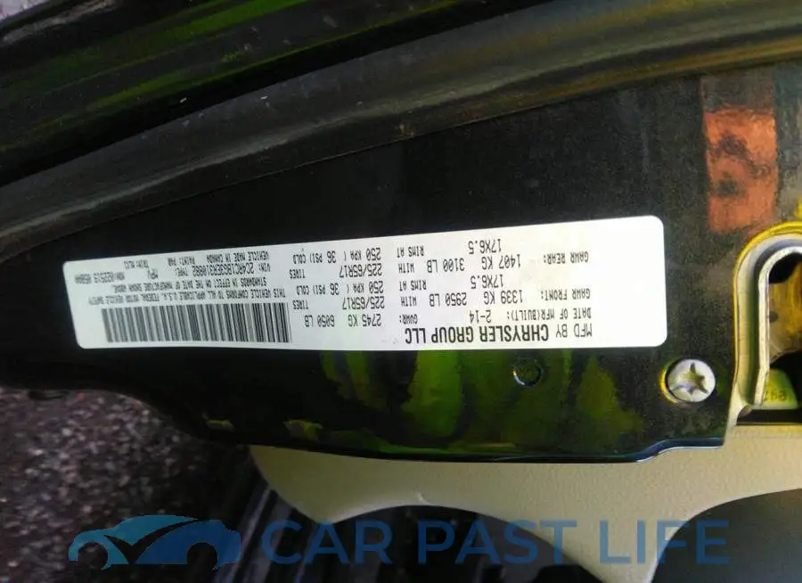 2C4RC1BG3ER310882# 9