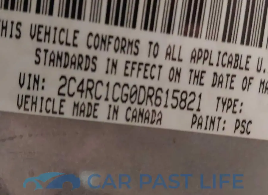 2C4RC1CG0DR615821# 9