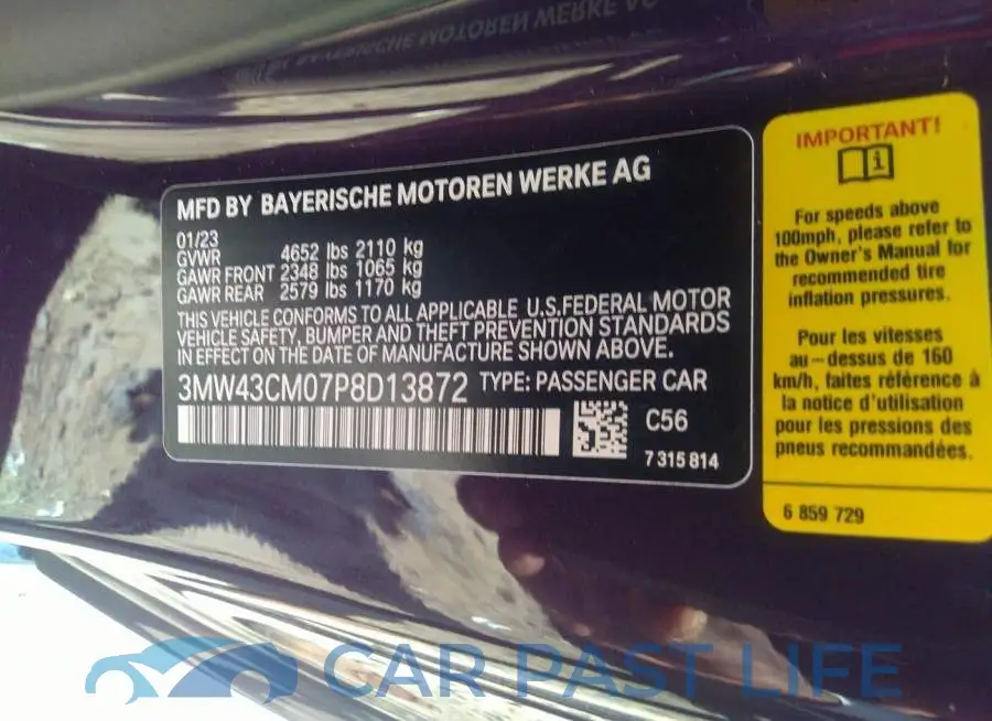 3MW43CM07P8D13872# 9