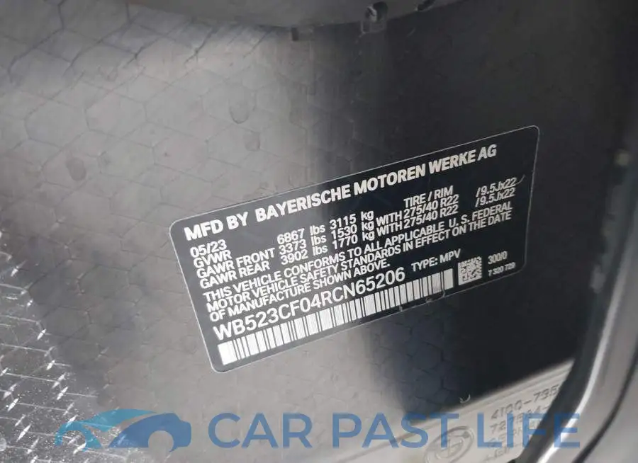 WB523CF04RCN65206# 9