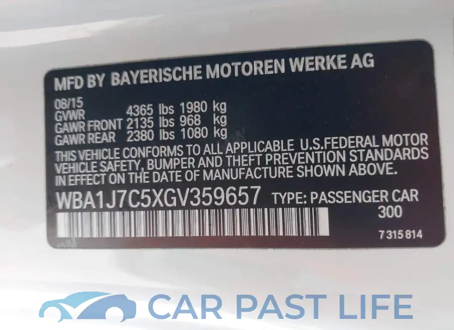 WBA1J7C5XGV359657# 9