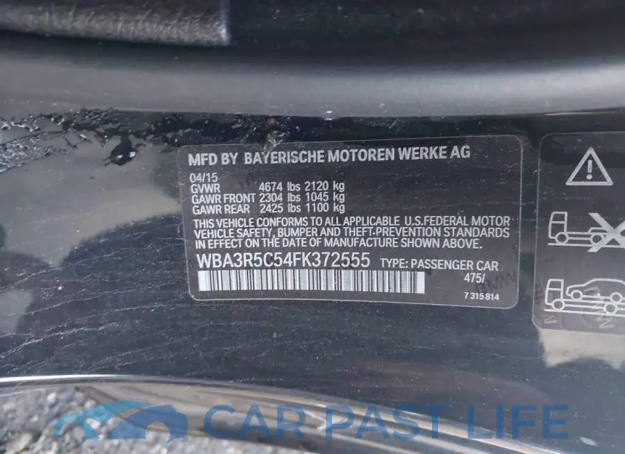 WBA3R5C54FK372555# 9