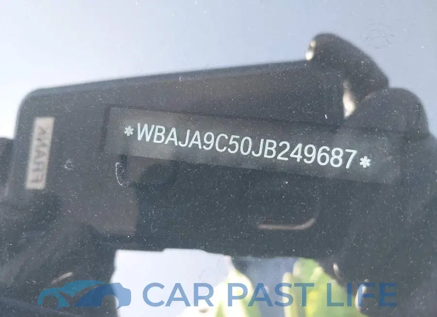 WBAJA9C50JB249687# 9