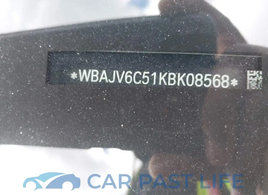 WBAJV6C51KBK08568# 9