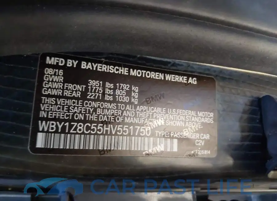 WBY1Z8C55HV551750# 9