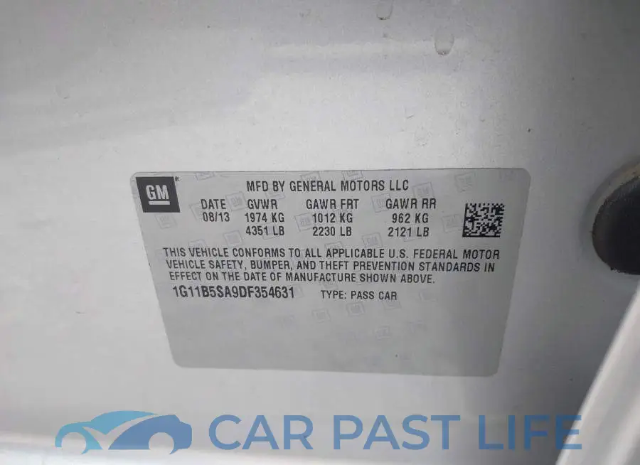 1G11B5SA9DF354631# 9