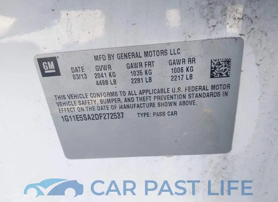 1G11E5SA2DF272537# 9