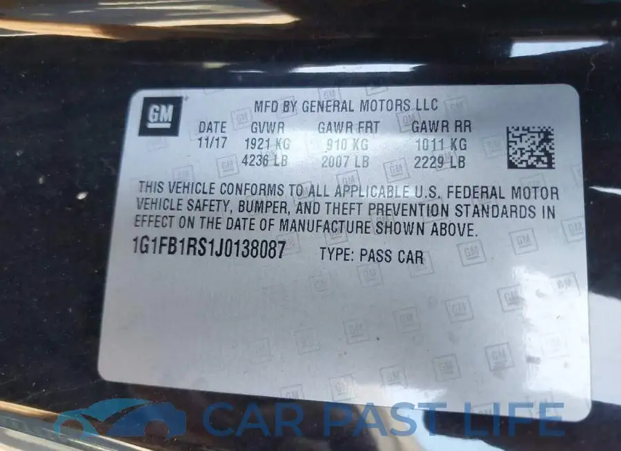 1G1FB1RS1J0138087# 9