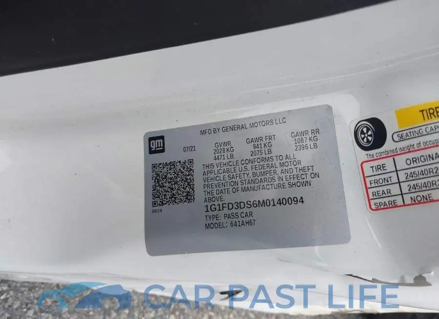 1G1FD3DS6M0140094# 9