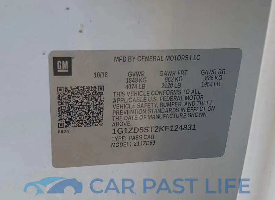 1G1ZD5ST2KF124831# 9