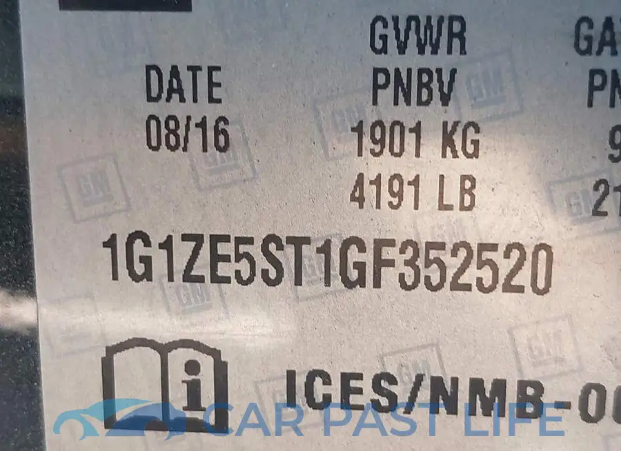 1G1ZE5ST1GF352520# 9