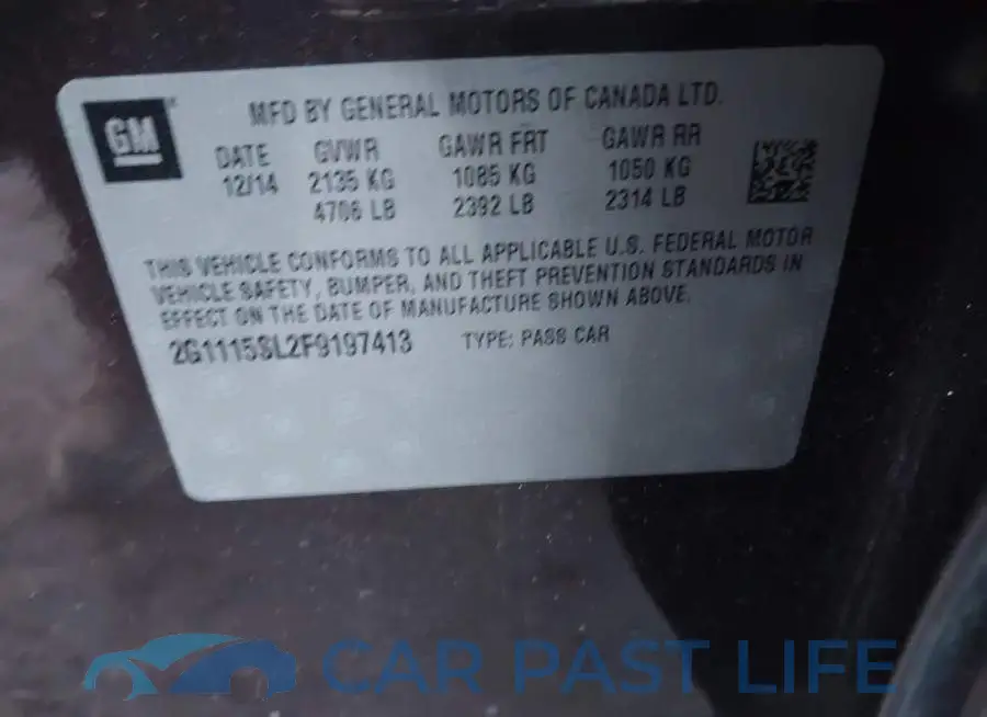 2G1115SL2F9197413# 9