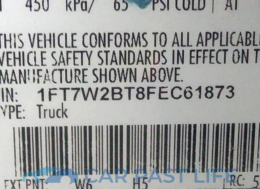 1FT7W2BT8FEC61873# 9