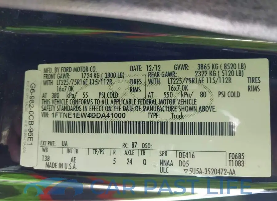 1FTNE1EW4DDA41000# 9