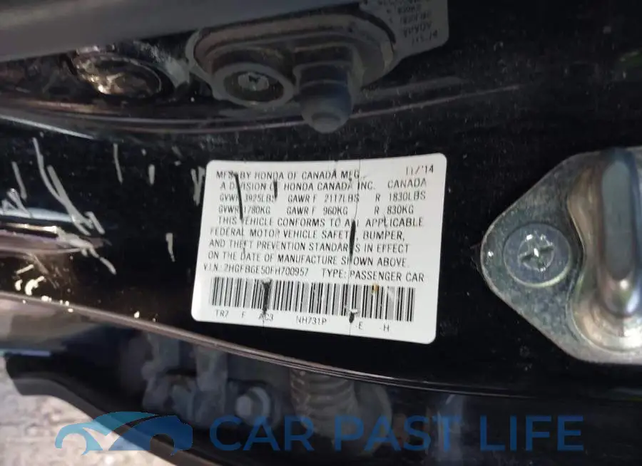 2HGFB6E50FH700957# 9