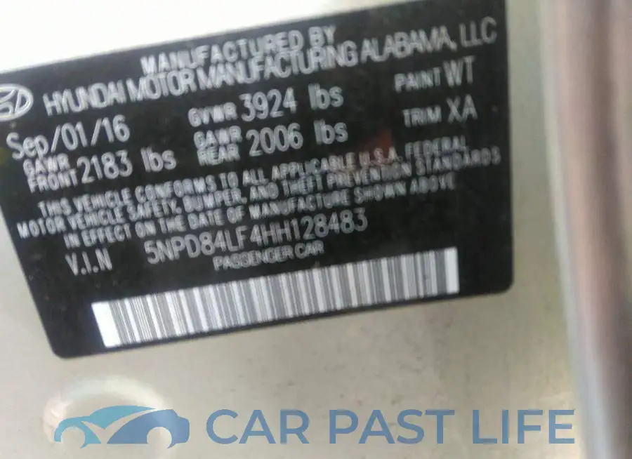 5NPD84LF4HH128483# 9