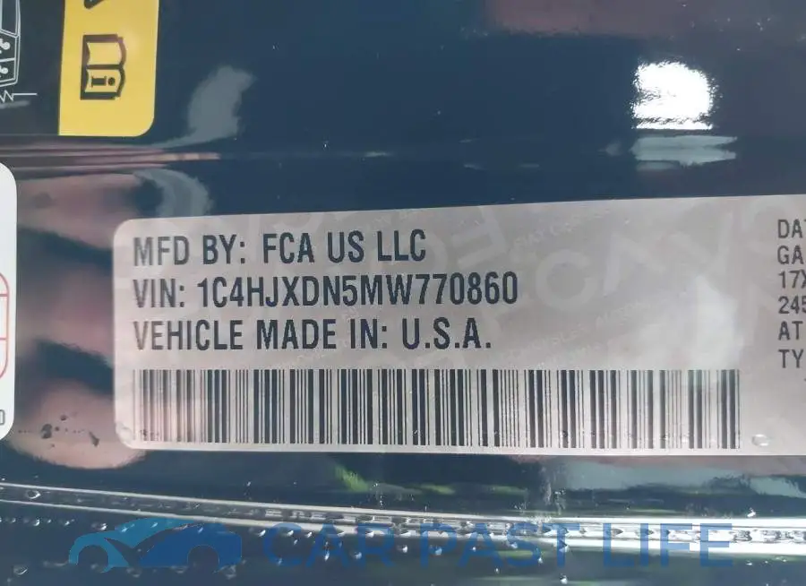 1C4HJXDN5MW770860# 9