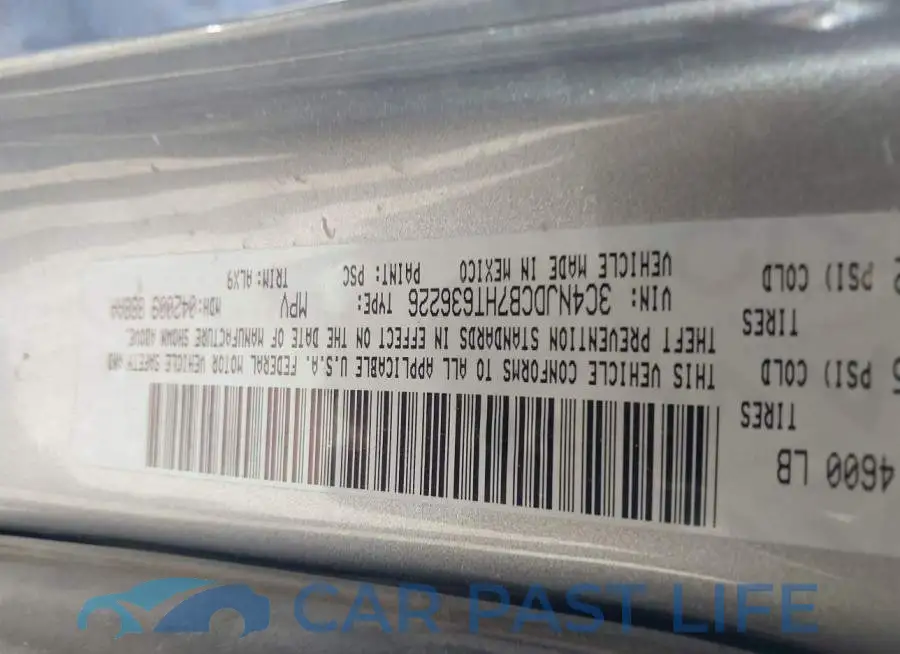 3C4NJDCB7HT636226# 9