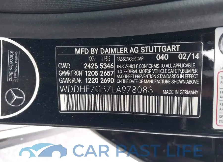 WDDHF7GB7EA978083# 9