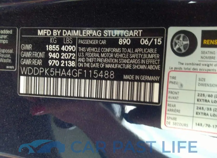 WDDPK5HA4GF115488# 9