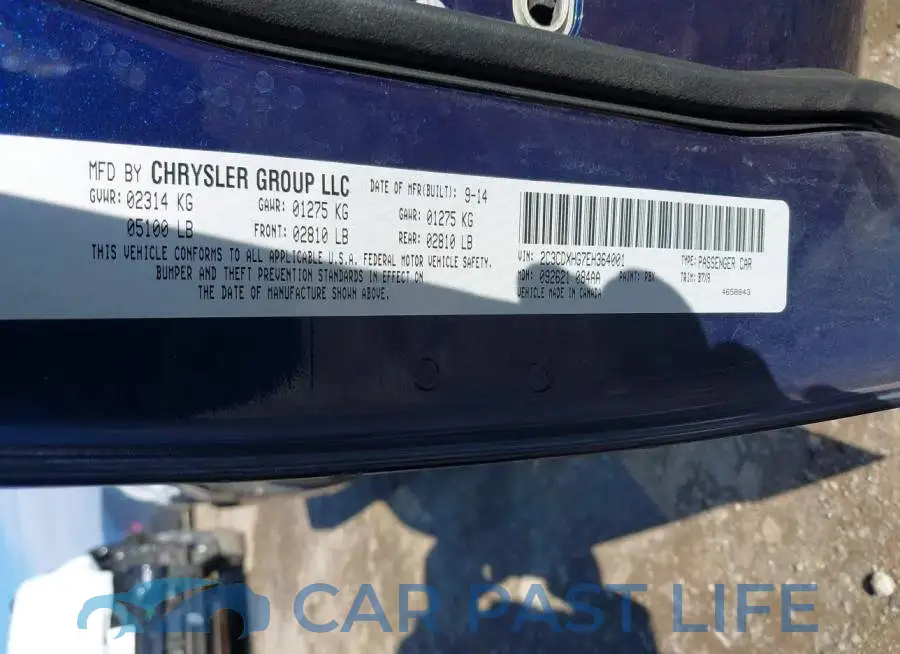 2C3CDXHG7EH364001# 9