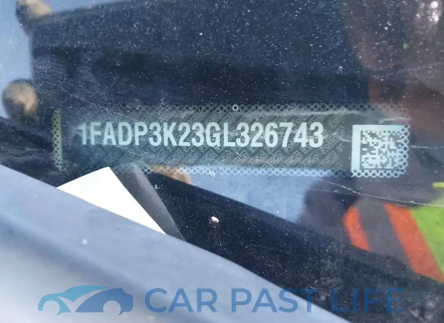 1FADP3K23GL326743# 9
