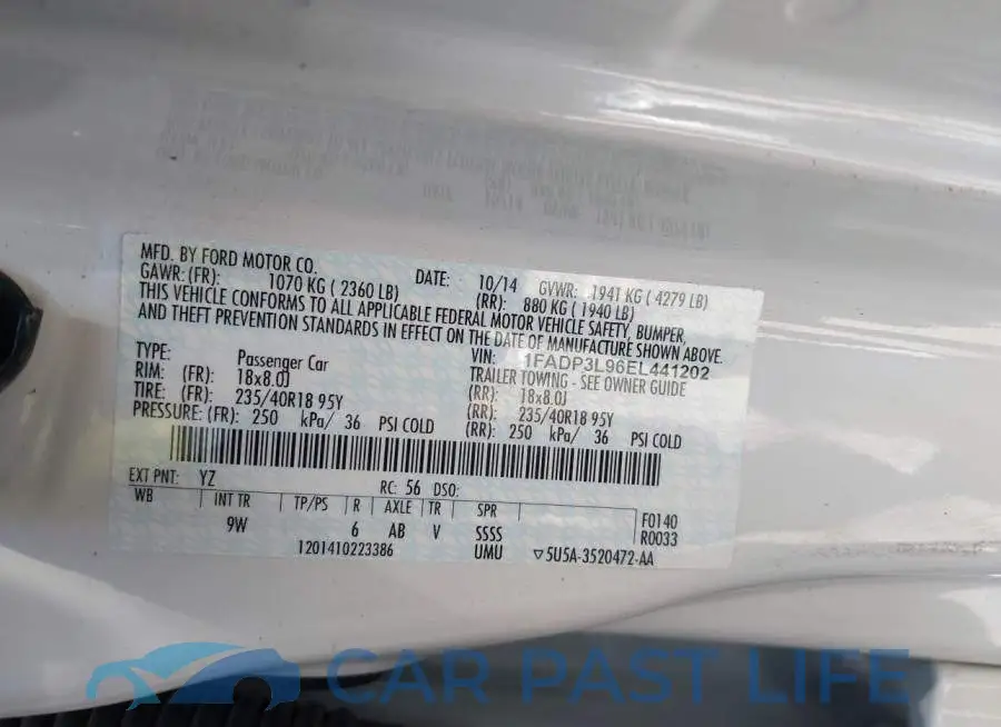 1FADP3L96EL441202# 9