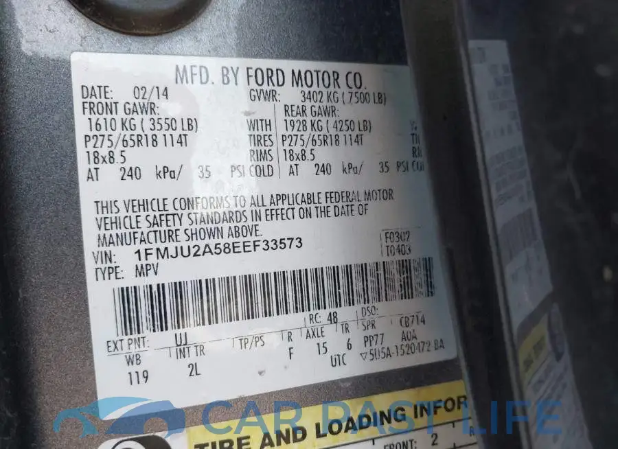 1FMJU2A58EEF33573# 9