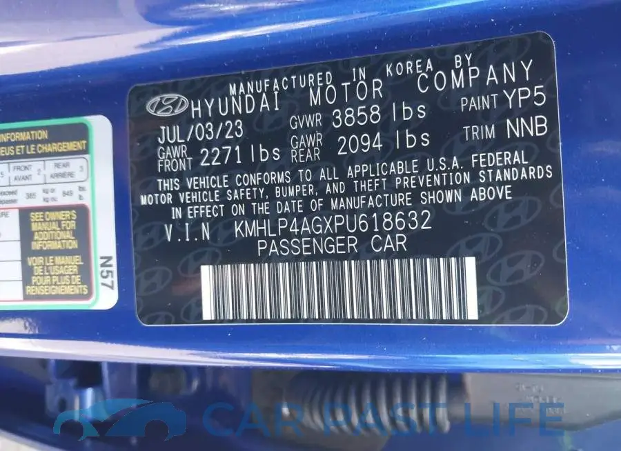 KMHLP4AGXPU618632# 9