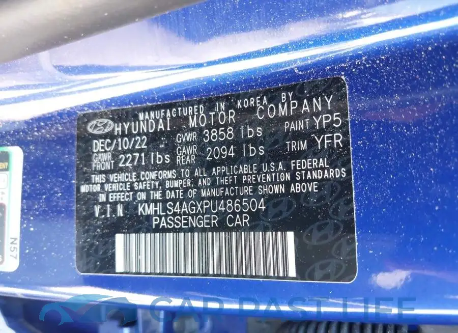 KMHLS4AGXPU486504# 9