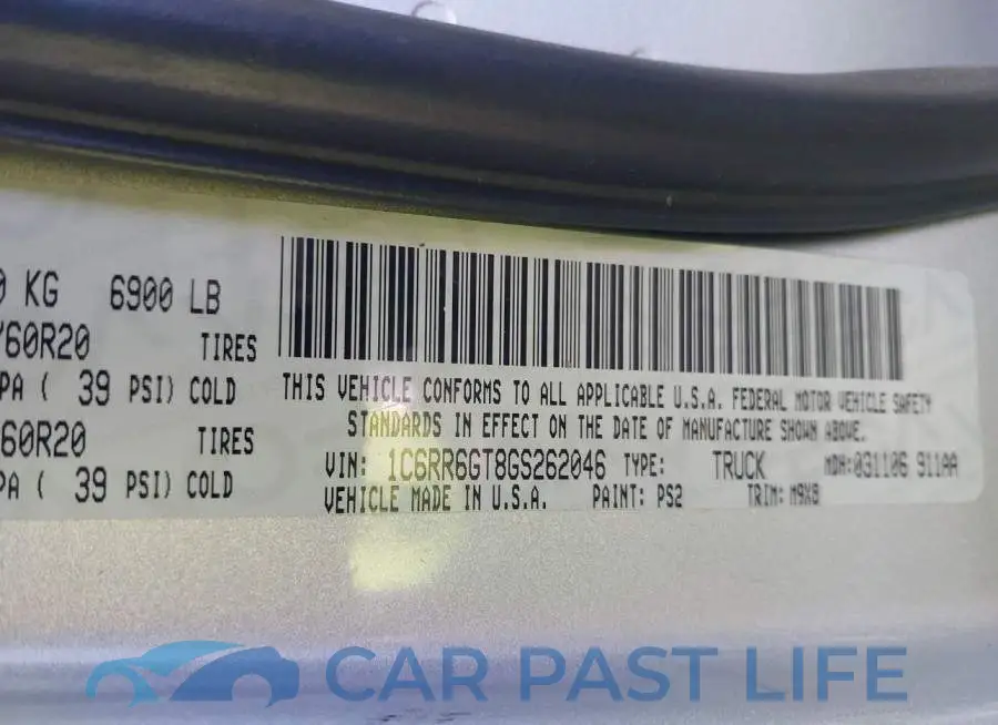1C6RR6GT8GS262046# 9