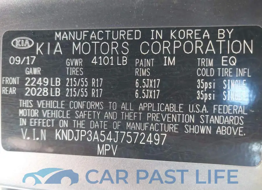 KNDJP3A54J7572497# 9
