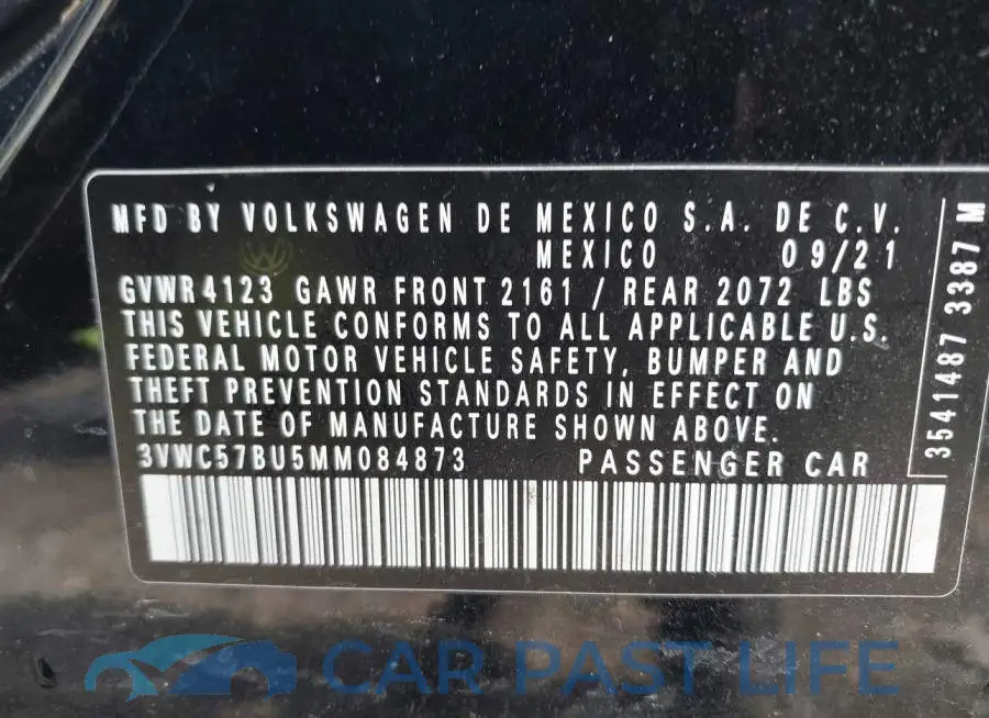 3VWC57BU5MM084873# 9