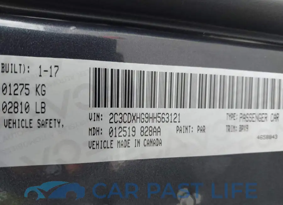 2C3CDXHG9HH563121# 9