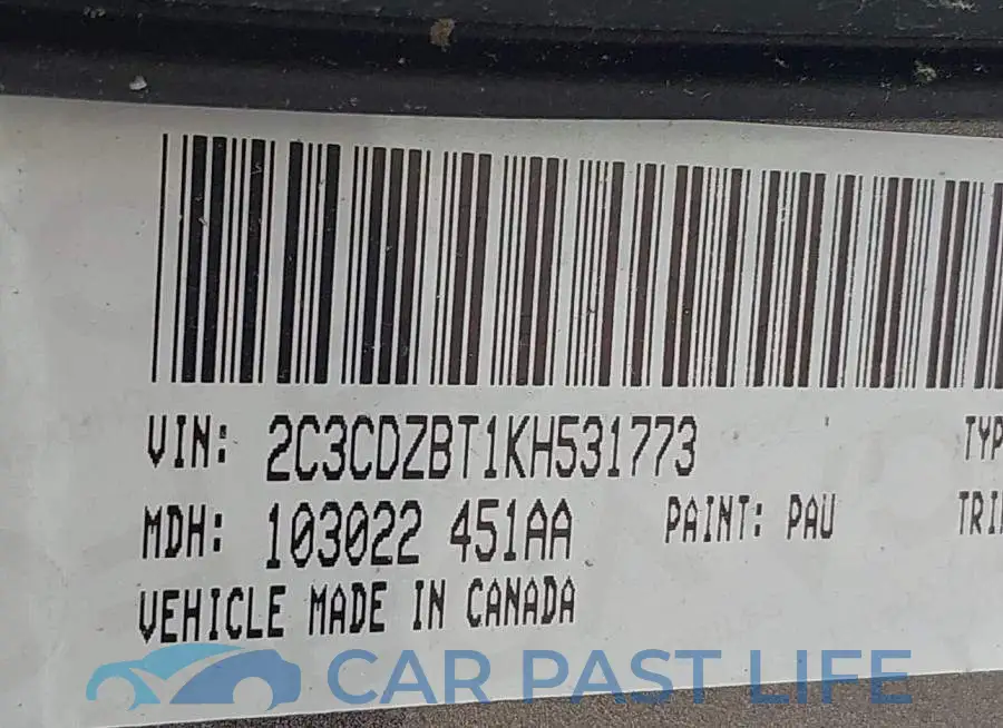 2C3CDZBT1KH531773# 9