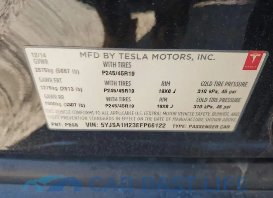 5YJSA1H23EFP66122# 9