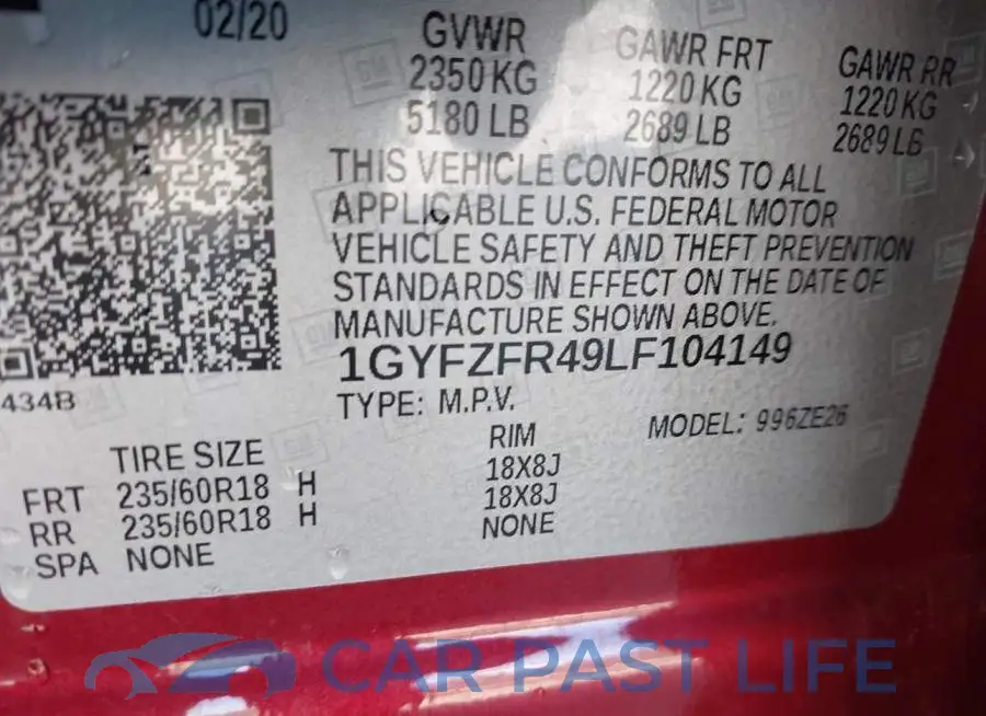 1GYFZFR49LF104149# 9