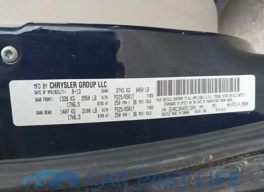 2C4RC1BG4ER115941# 9