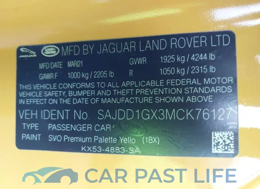 SAJDD1GX3MCK76127# 9