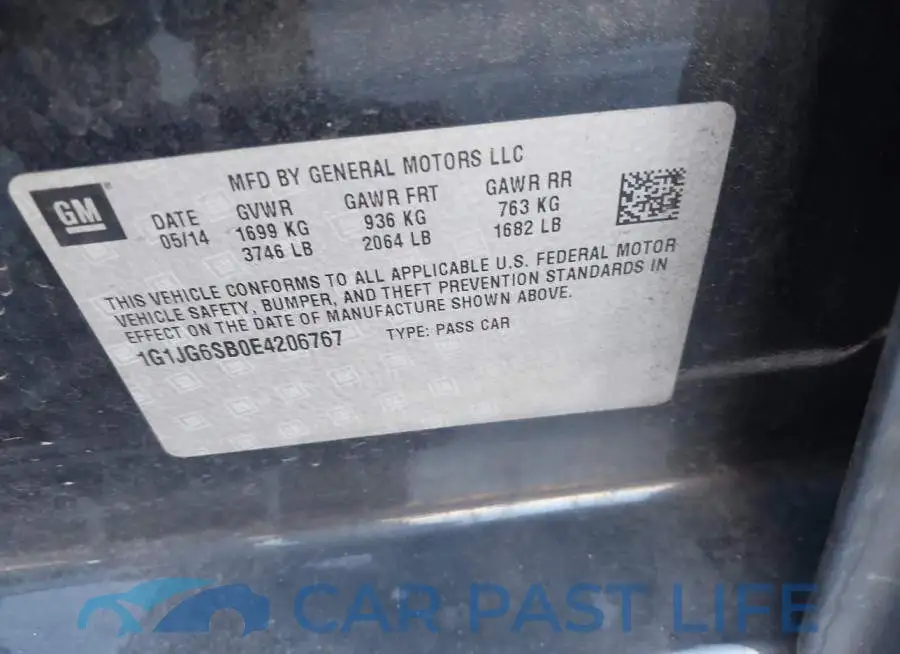 1G1JG6SB0E4206767# 9