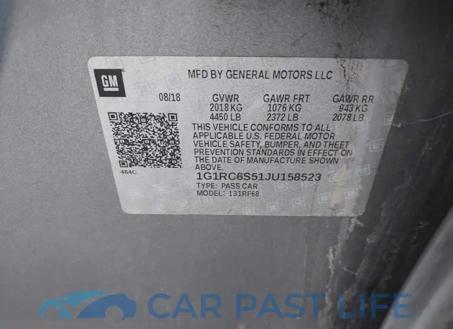 1G1RC6S51JU158523# 9