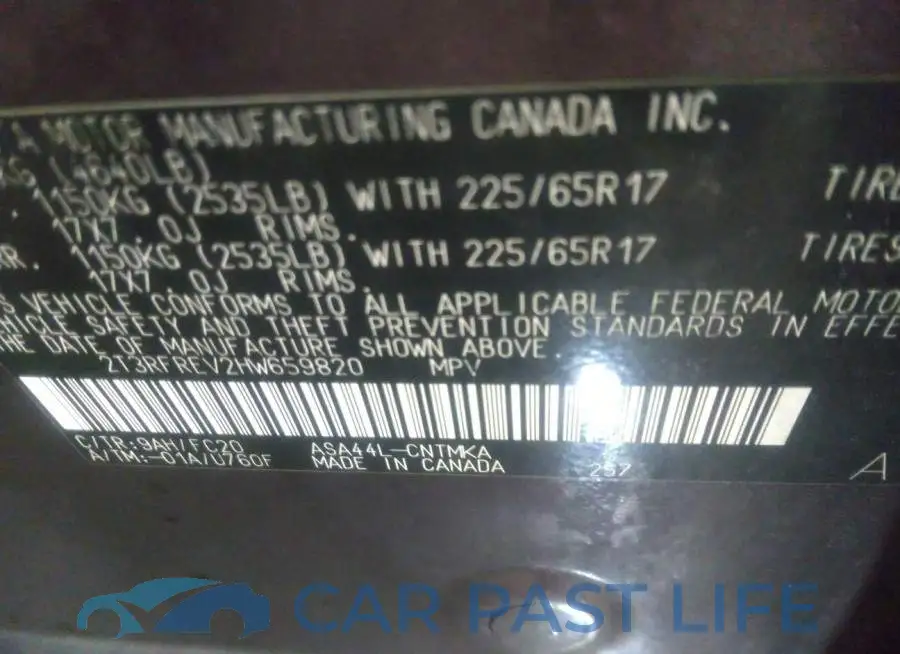 2T3RFREV2HW659820# 9