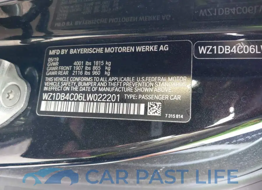 WZ1DB4C06LW022201# 9