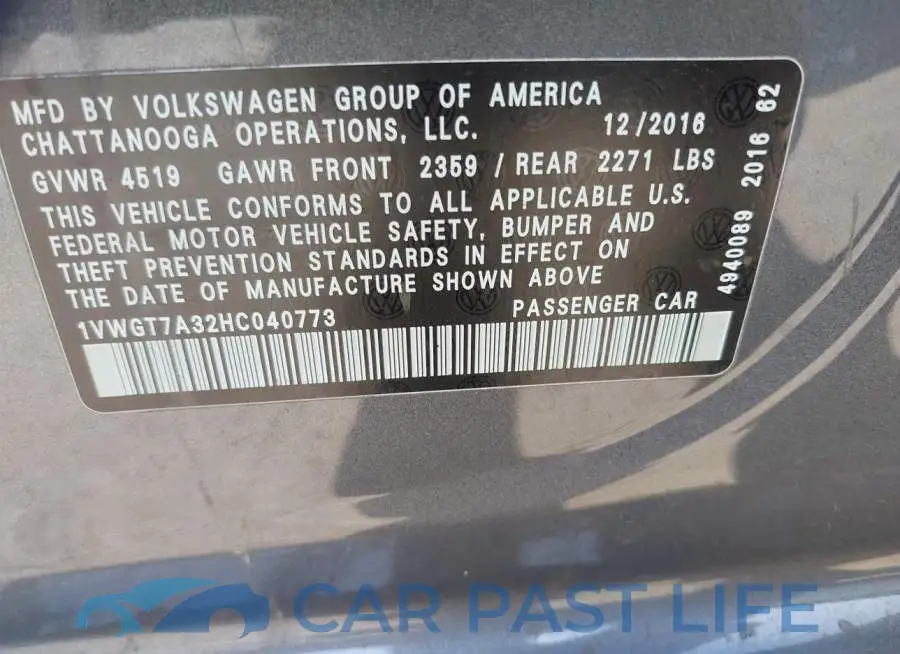 1VWGT7A32HC040773# 9