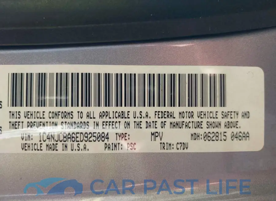 1C4NJCBA6ED925084# 9