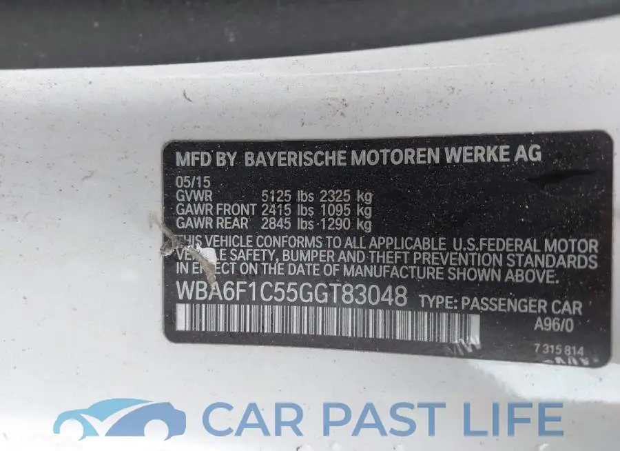 WBA6F1C55GGT83048# 9