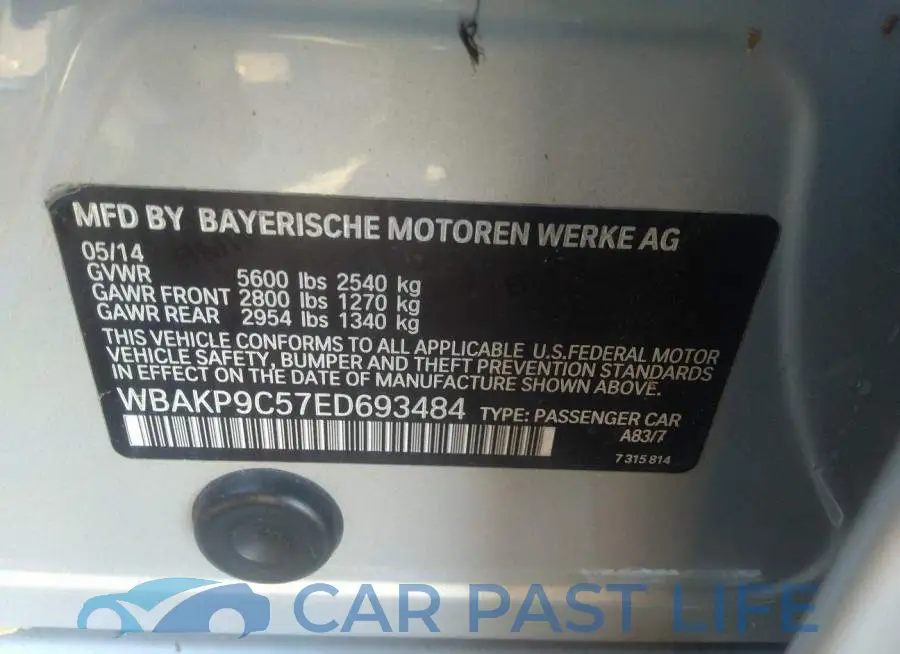 WBAKP9C57ED693484# 9